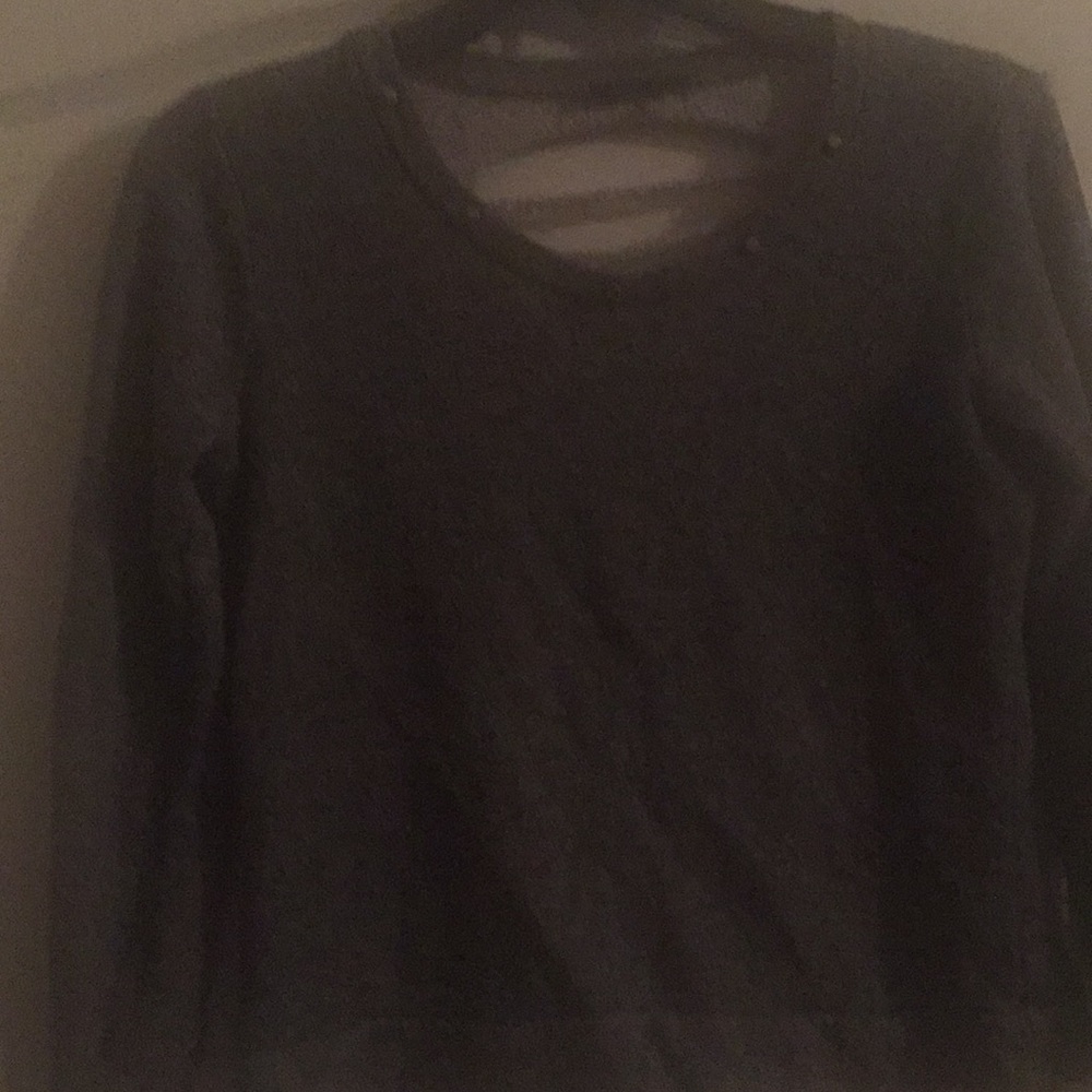 Cute cut out back top